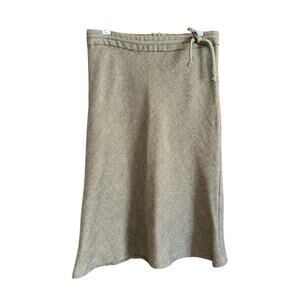 70s Vintage ODDS' N EVENS | Knit Tweed Waist Tie detail Bias Cut Skirt Size 6/7